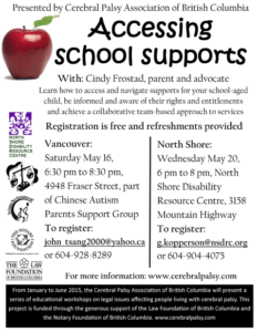Legal Workshop: Accessing School Supports